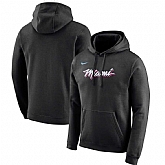 Miami Heat Nike 2019-20 City Edition Club Pullover Hoodie Black,baseball caps,new era cap wholesale,wholesale hats